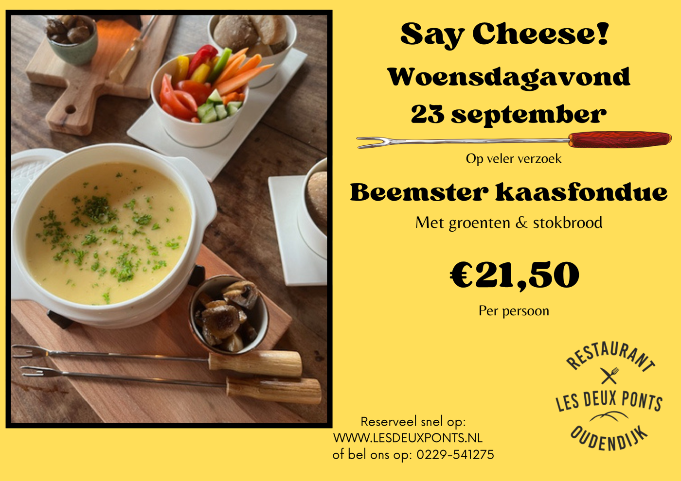 Beemster Kaas Fondue (A4 (Liggend))