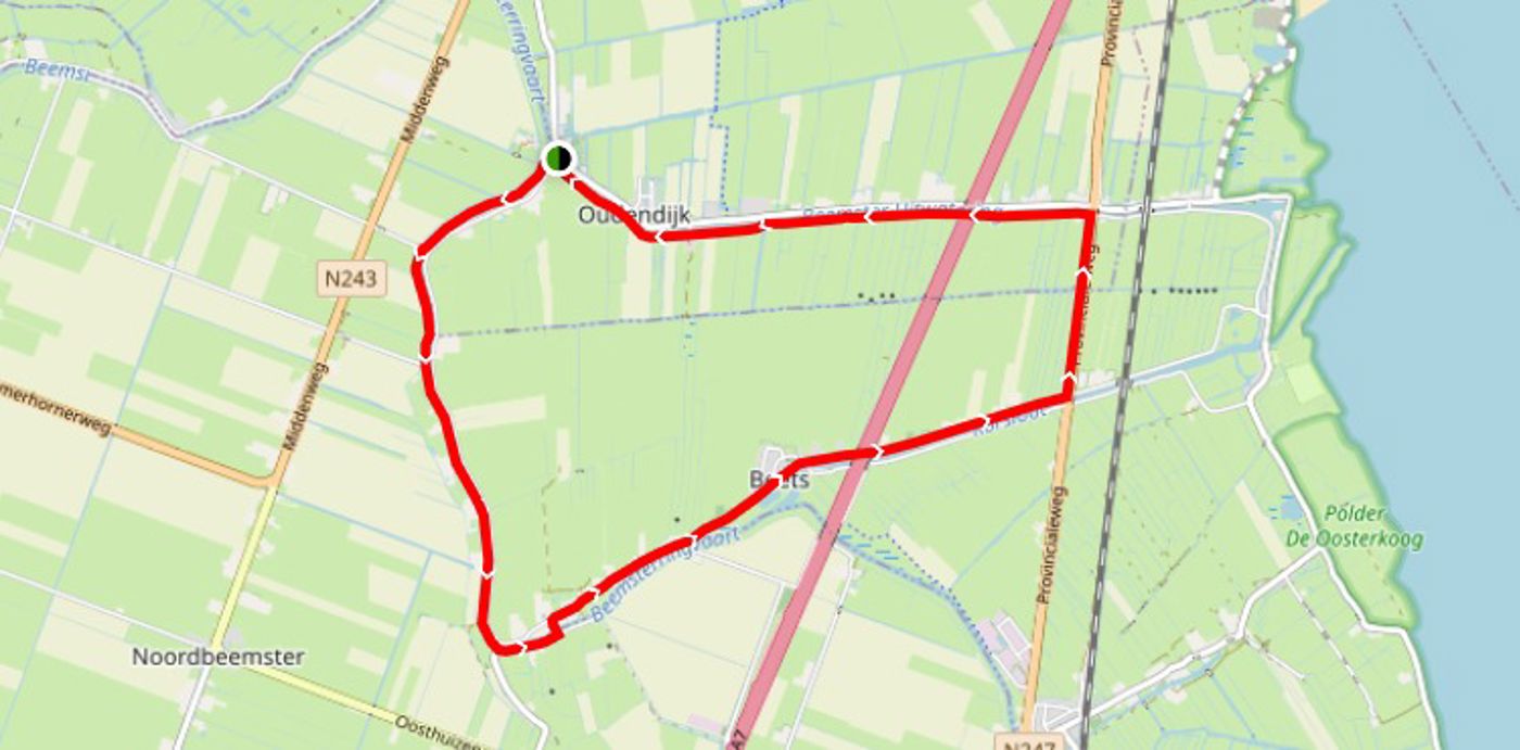 Wandelroute Ronde Beets – Oudendijk – circa 11 km